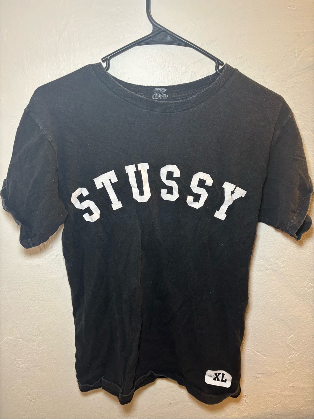 Stussy Women's Black Logo Tee